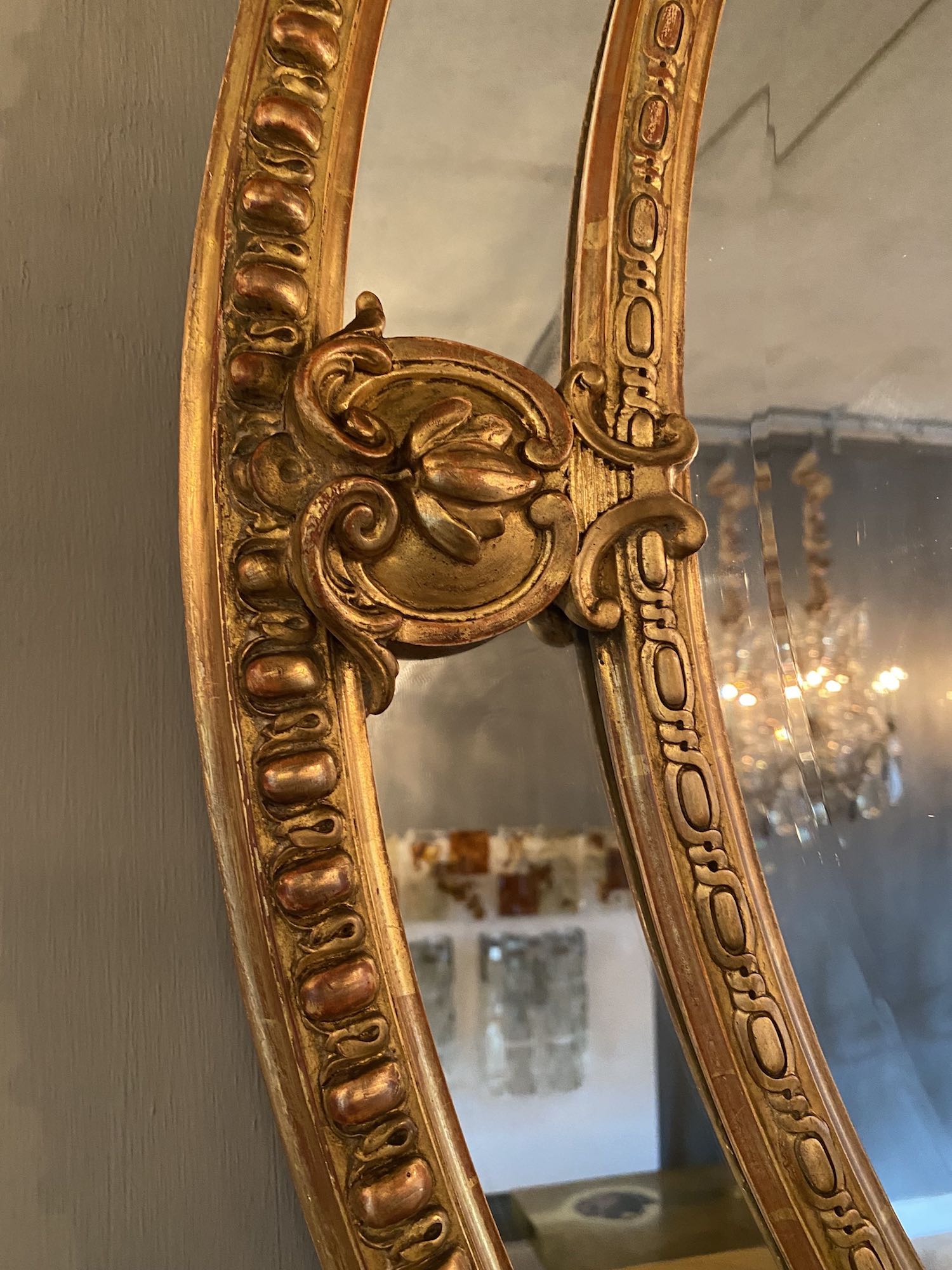 Antiker französischer Spiegel Napoleon III