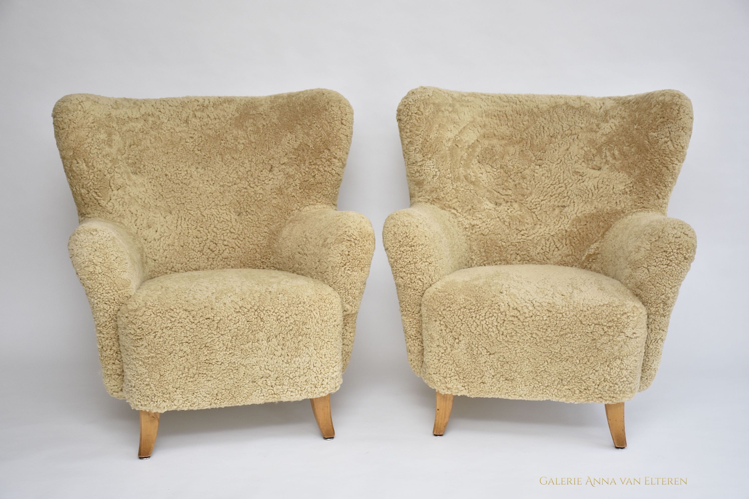 Mid-century paar fauteuils 'Laila' van Ilmari Lappalainen