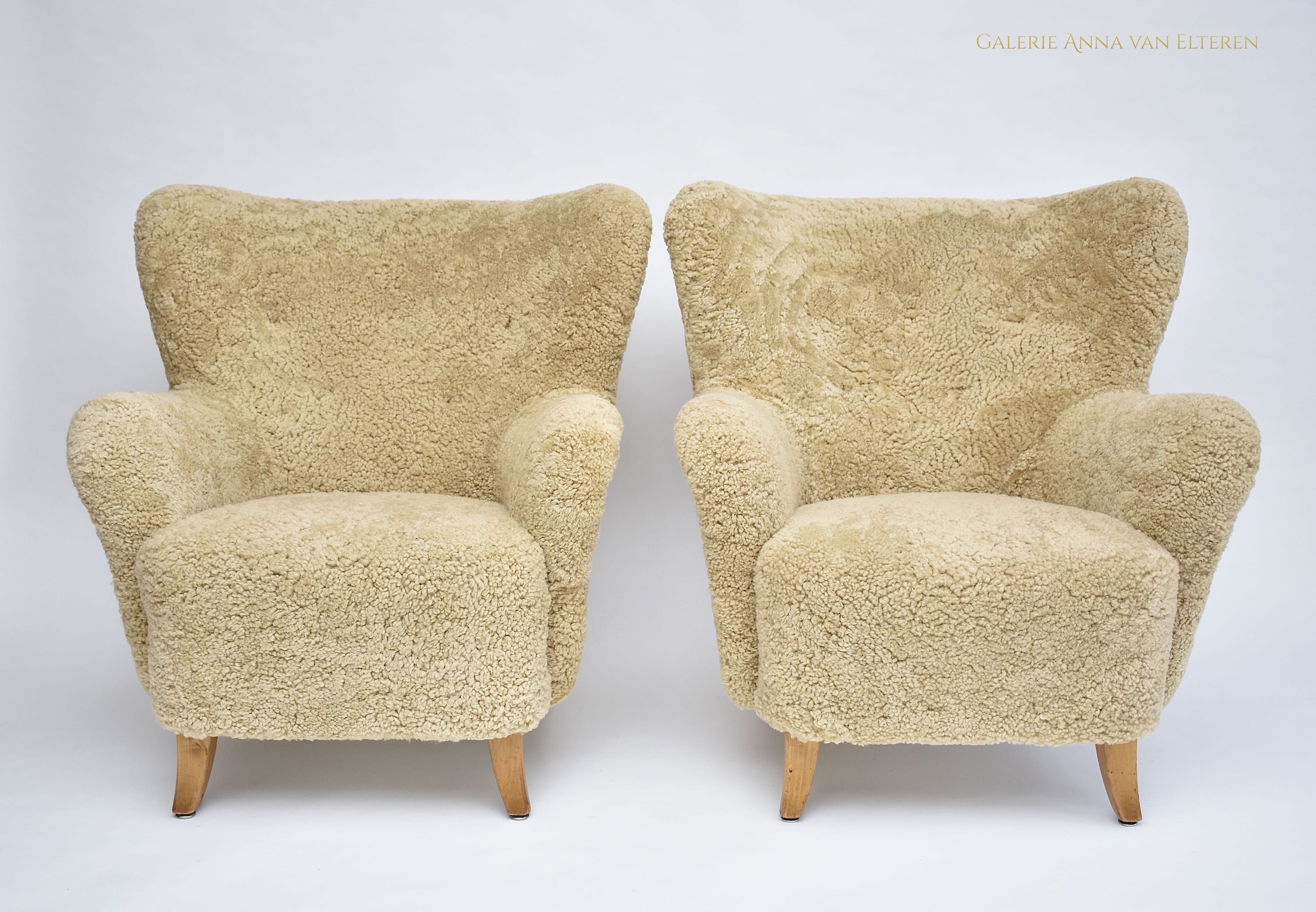 Mid-century paar fauteuils 'Laila' van Ilmari Lappalainen