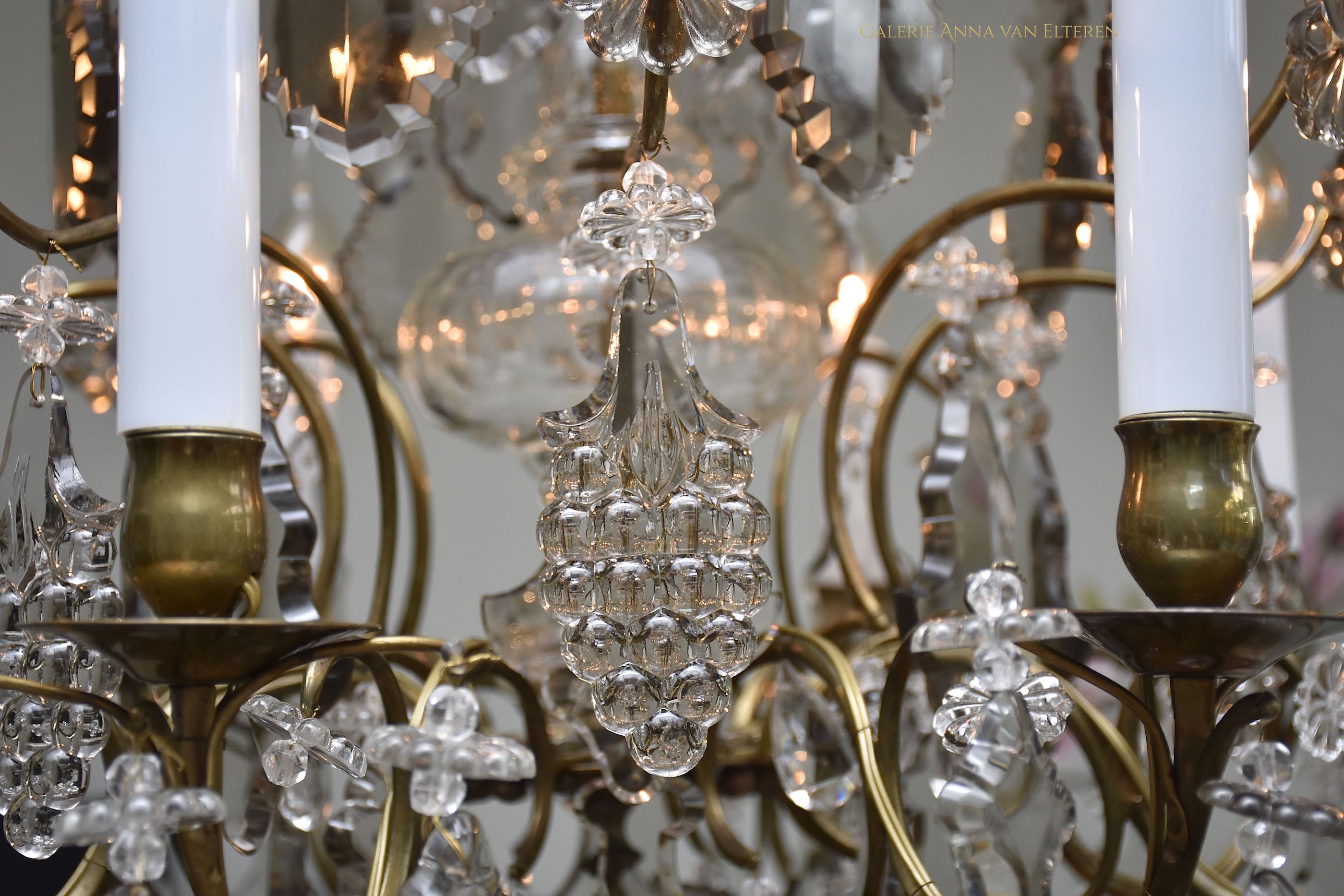 Rococo style kristallen kroonluchter