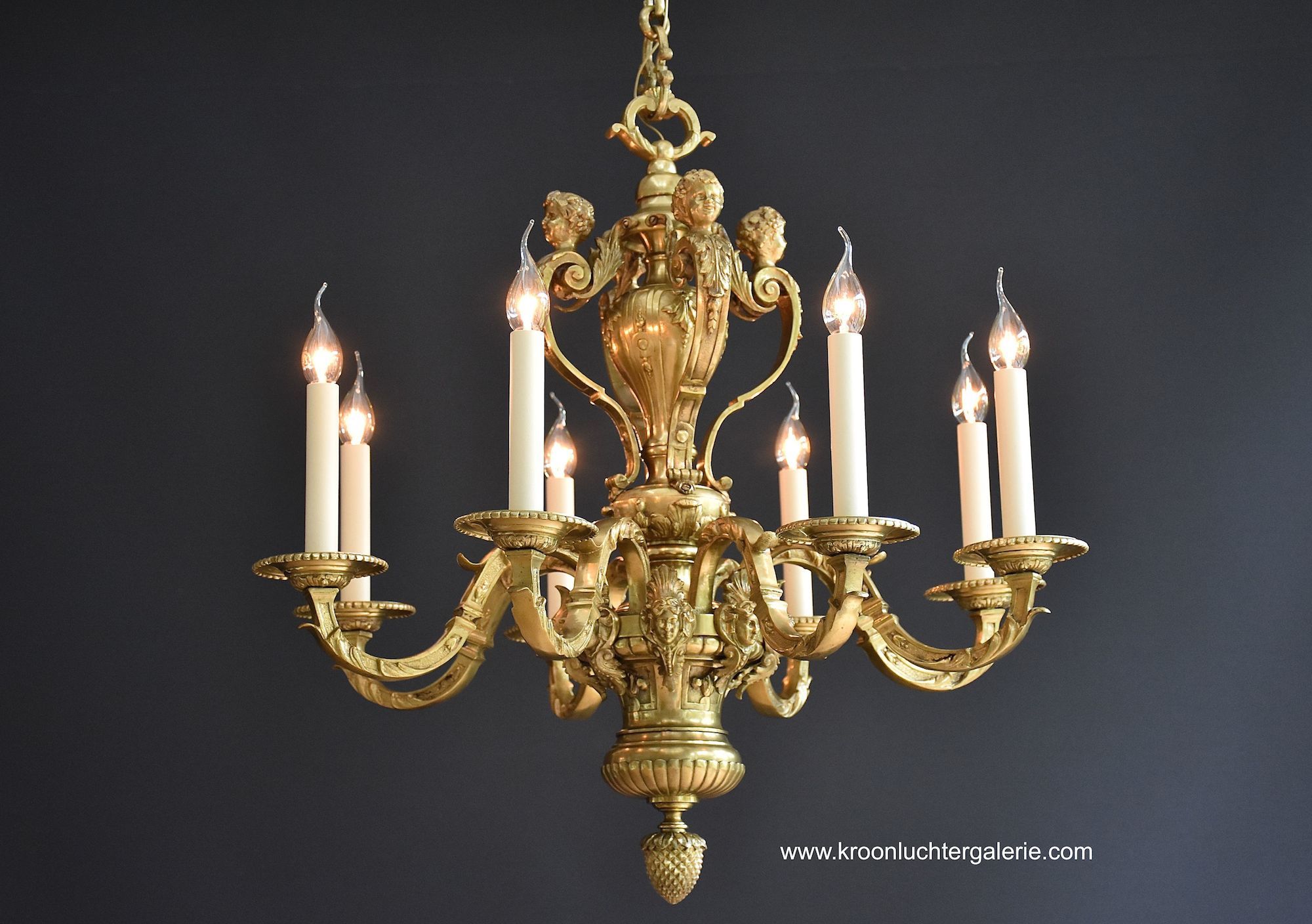 Antique French 'Mazarin' chandelier, Louis XVI style