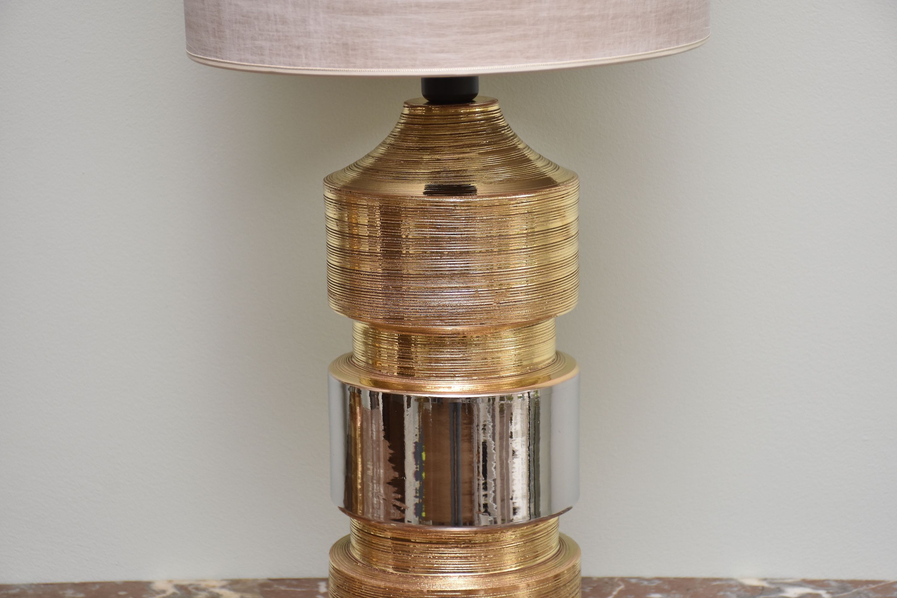 Set keramische tafellampen van Bitossi