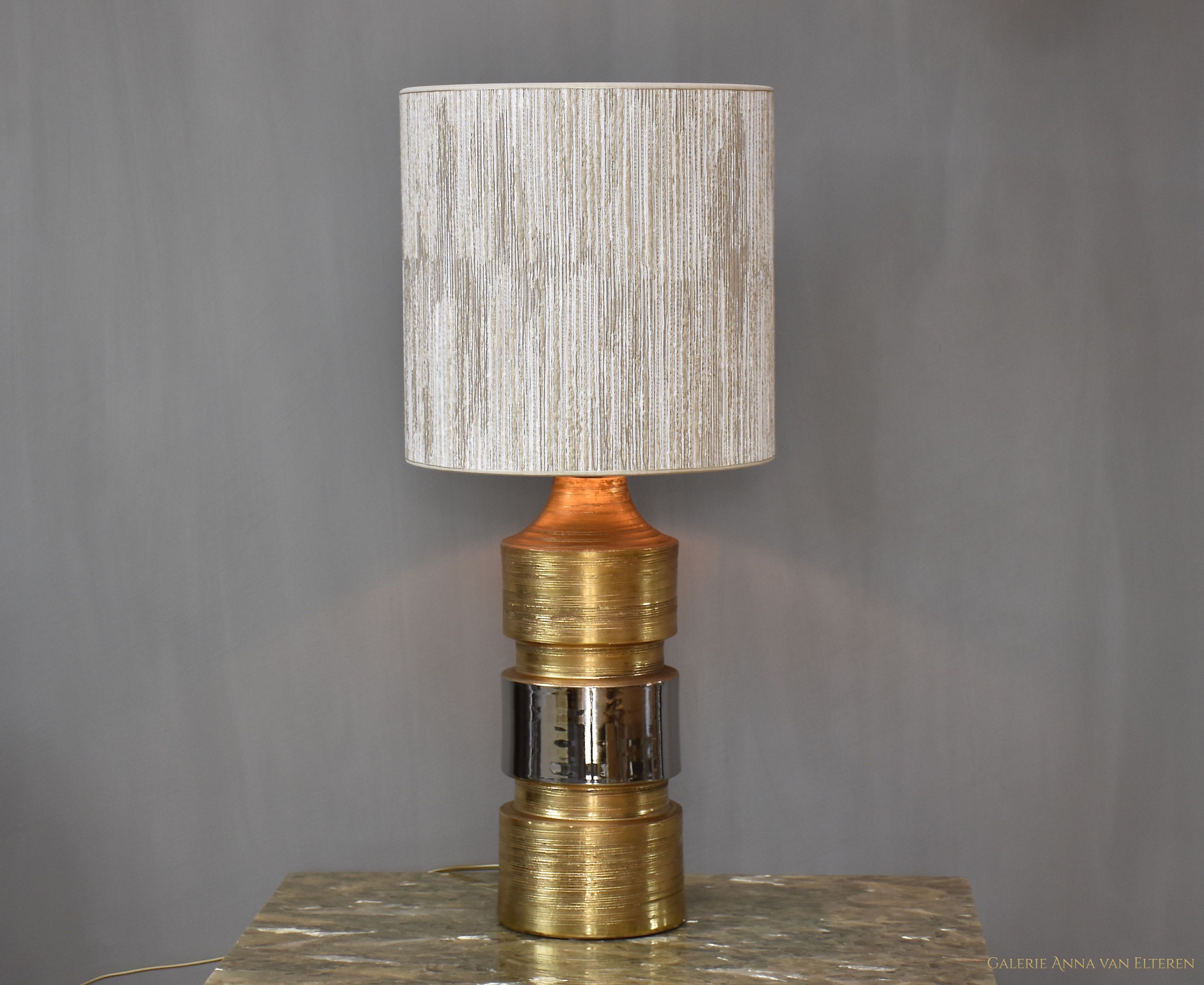 Mid-century large ceramic table lamp by Bitossi