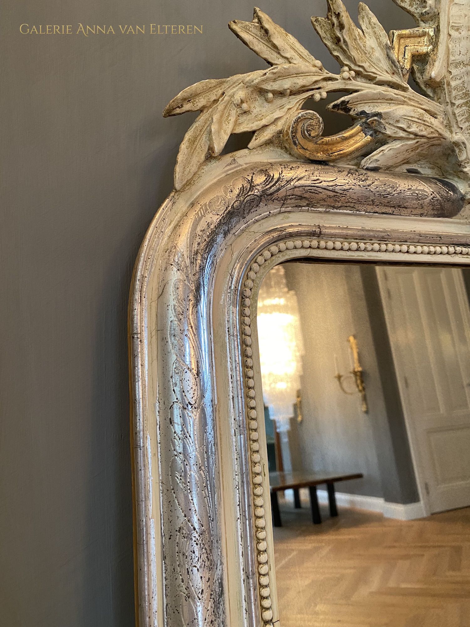 Pair of 19th c. French mirrors