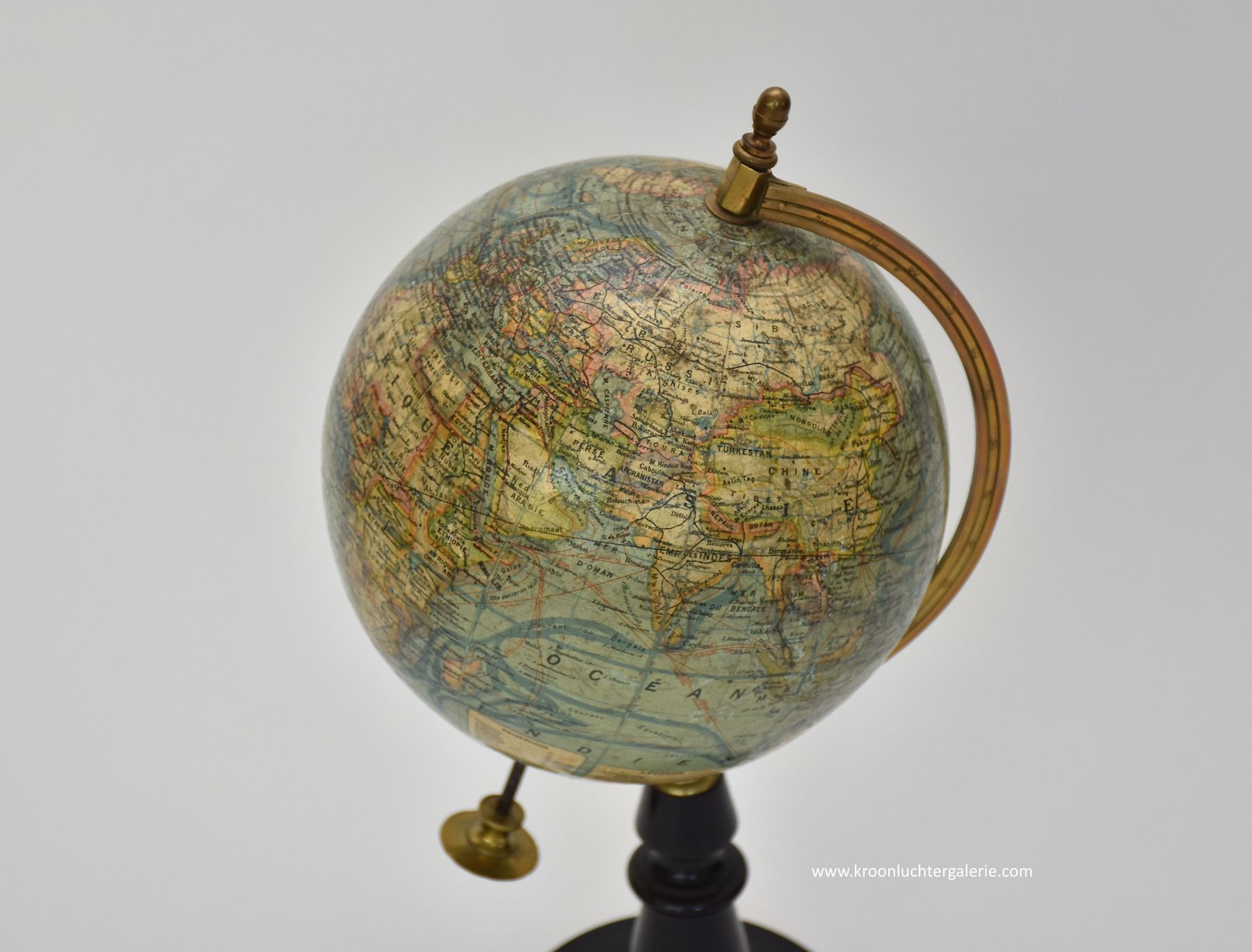 J. Forest Paris antique earth globe/ table globe