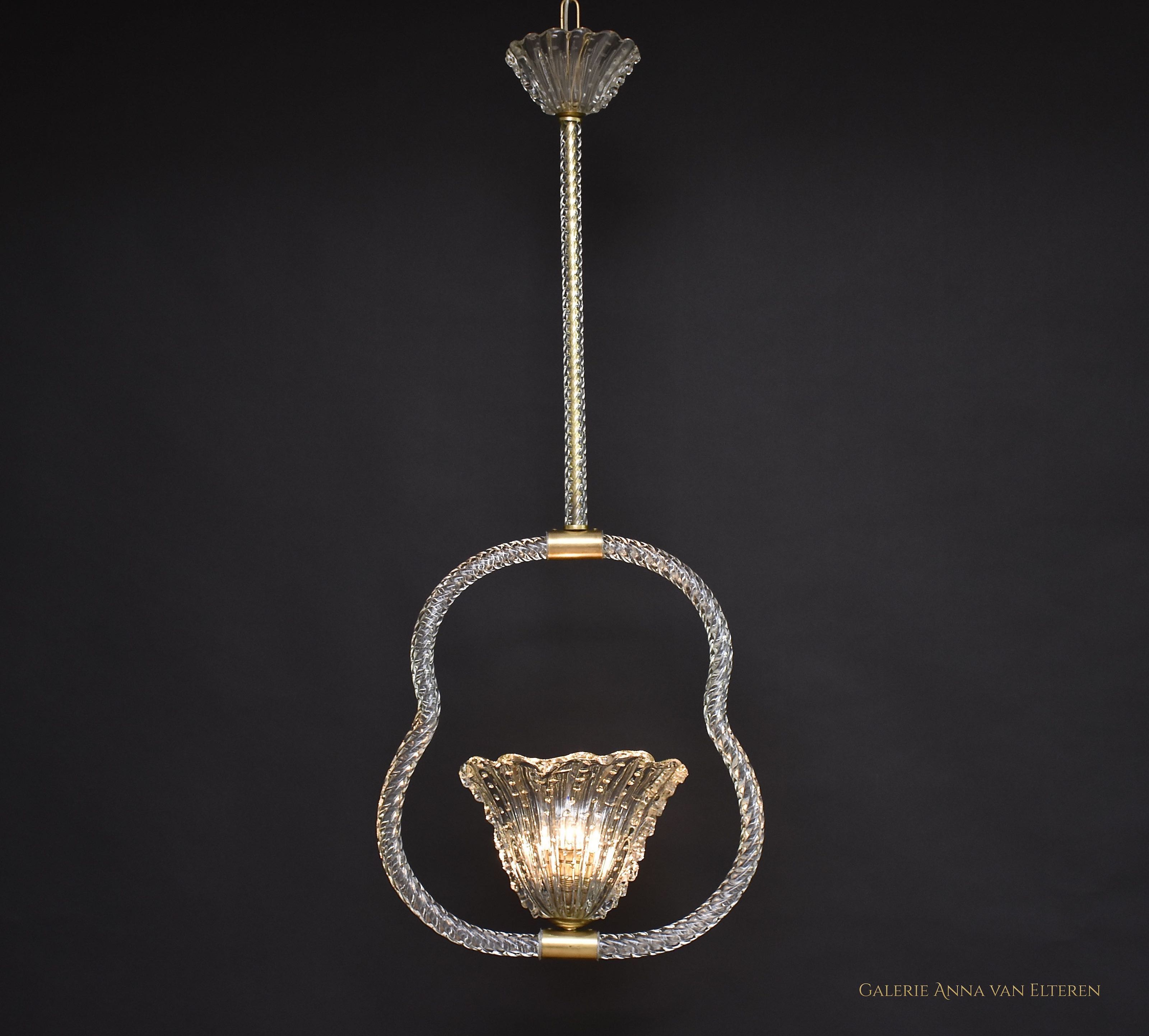 Barovier & Toso Murano glass chandelier