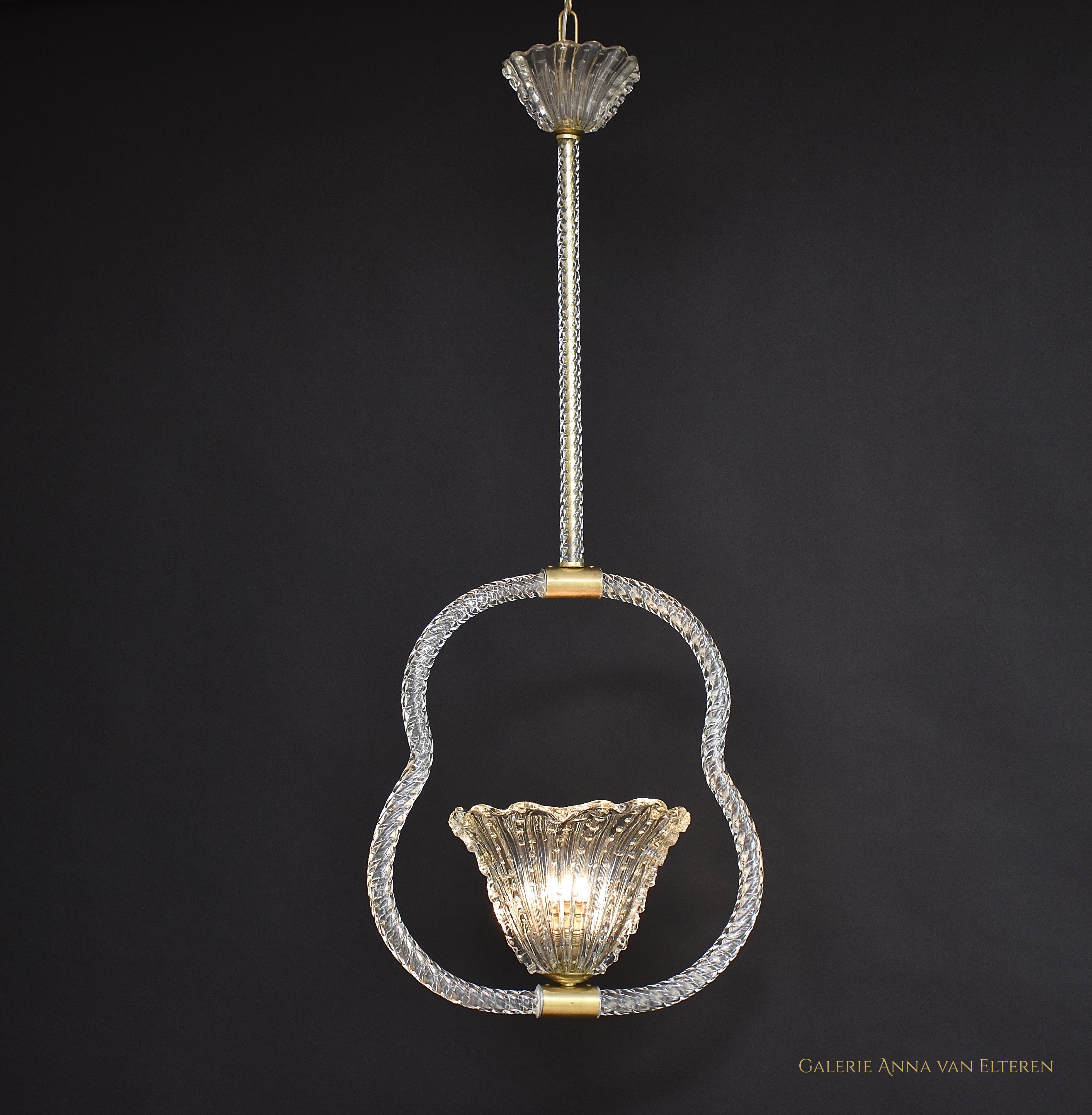 Barovier & Toso Murano glass chandelier