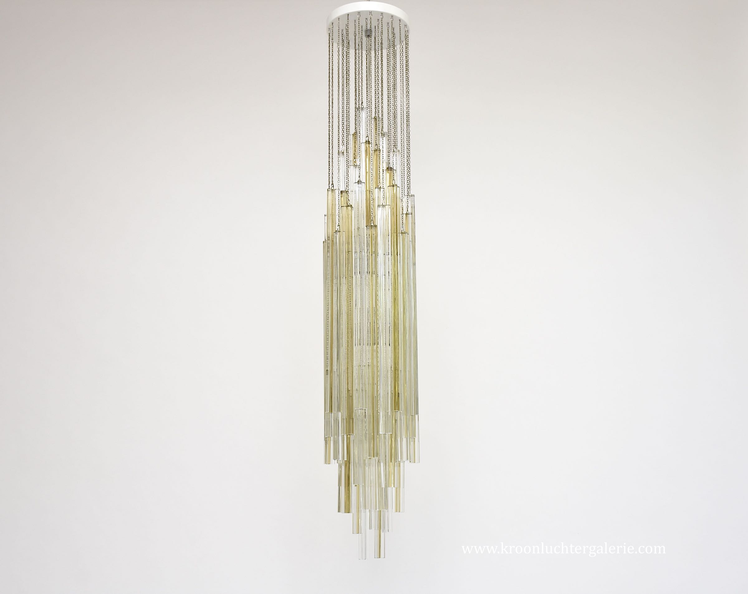 Venini Murano chandelier 'Trilobo'