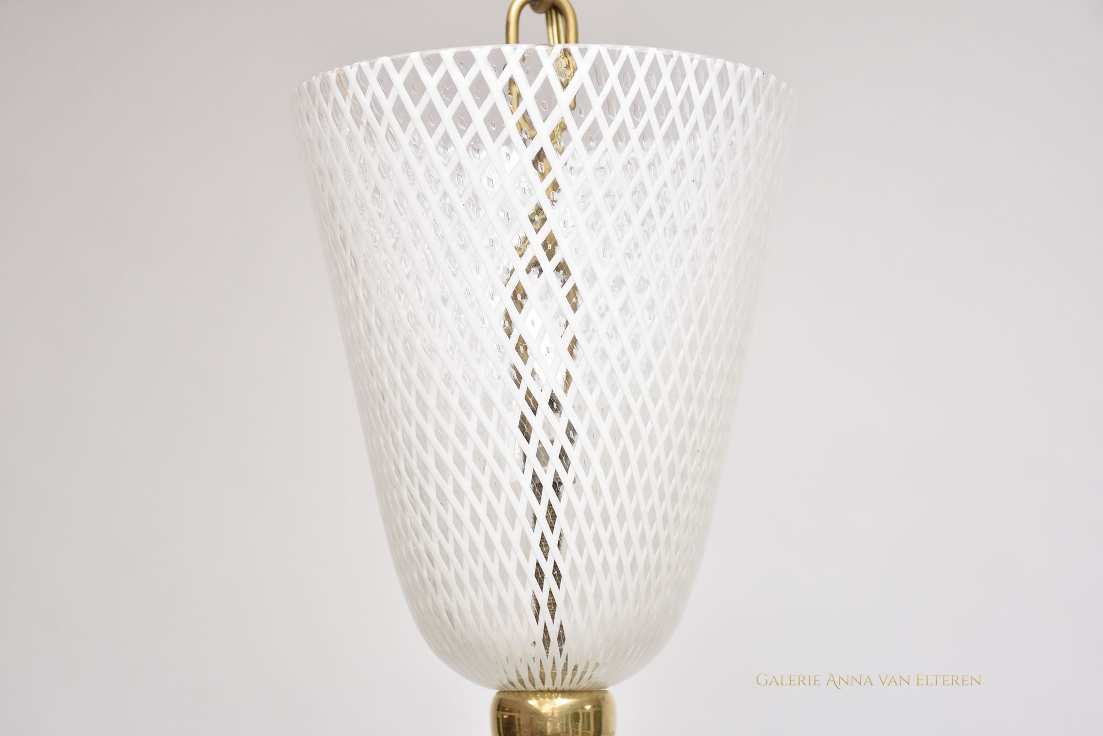 Murano chandelier by Carlo Scarpa for Venini