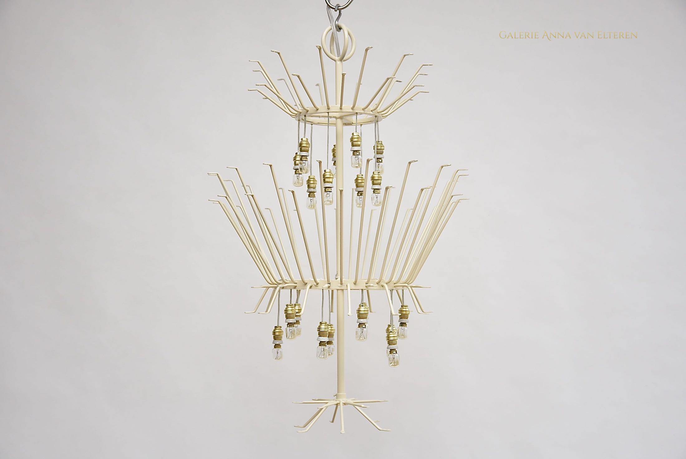 Large Paolo Venini chandelier 'Poliedri' by Carlo Scarpa