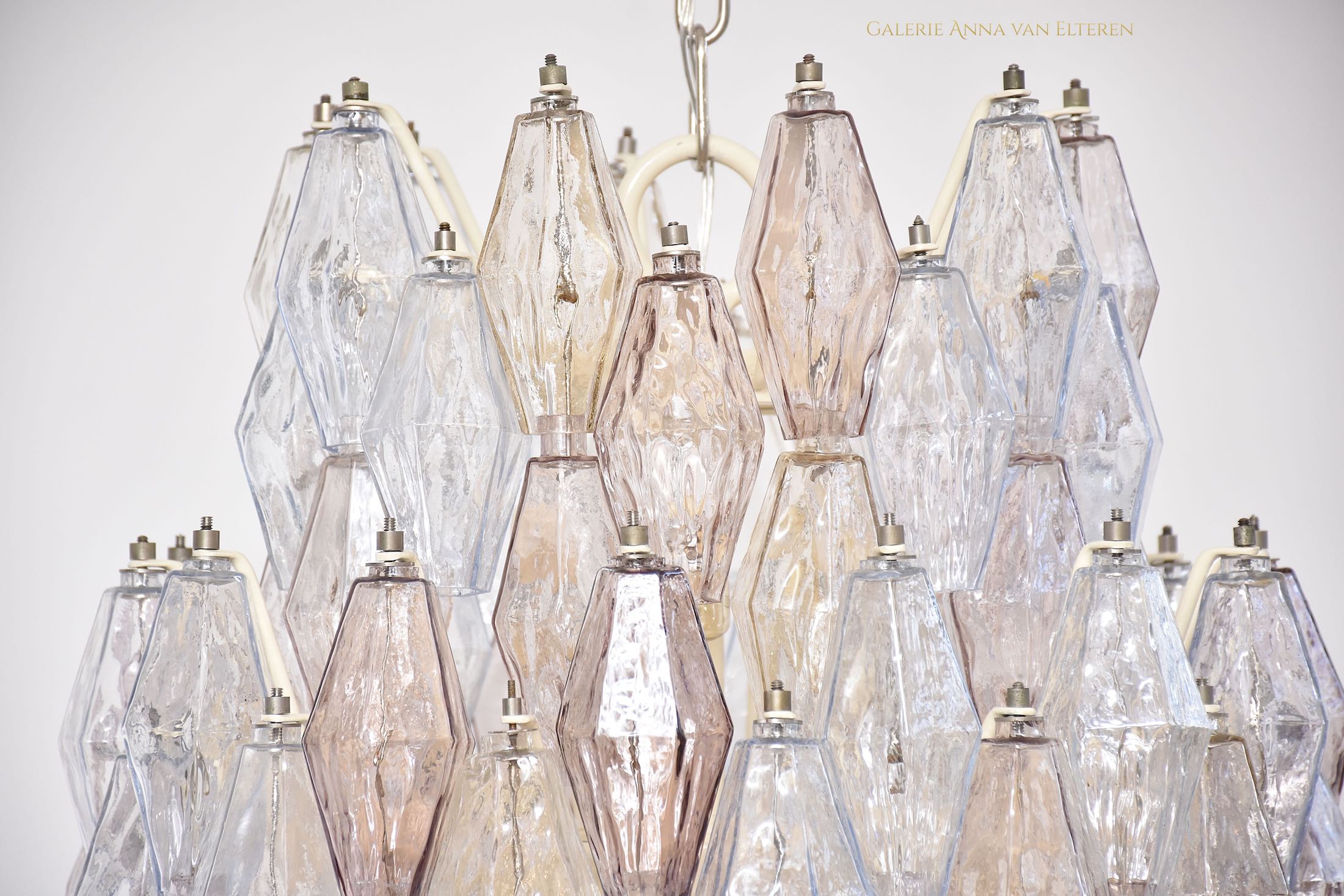 Mid-century Murano chandelier by Carlo Scarpa for Venini