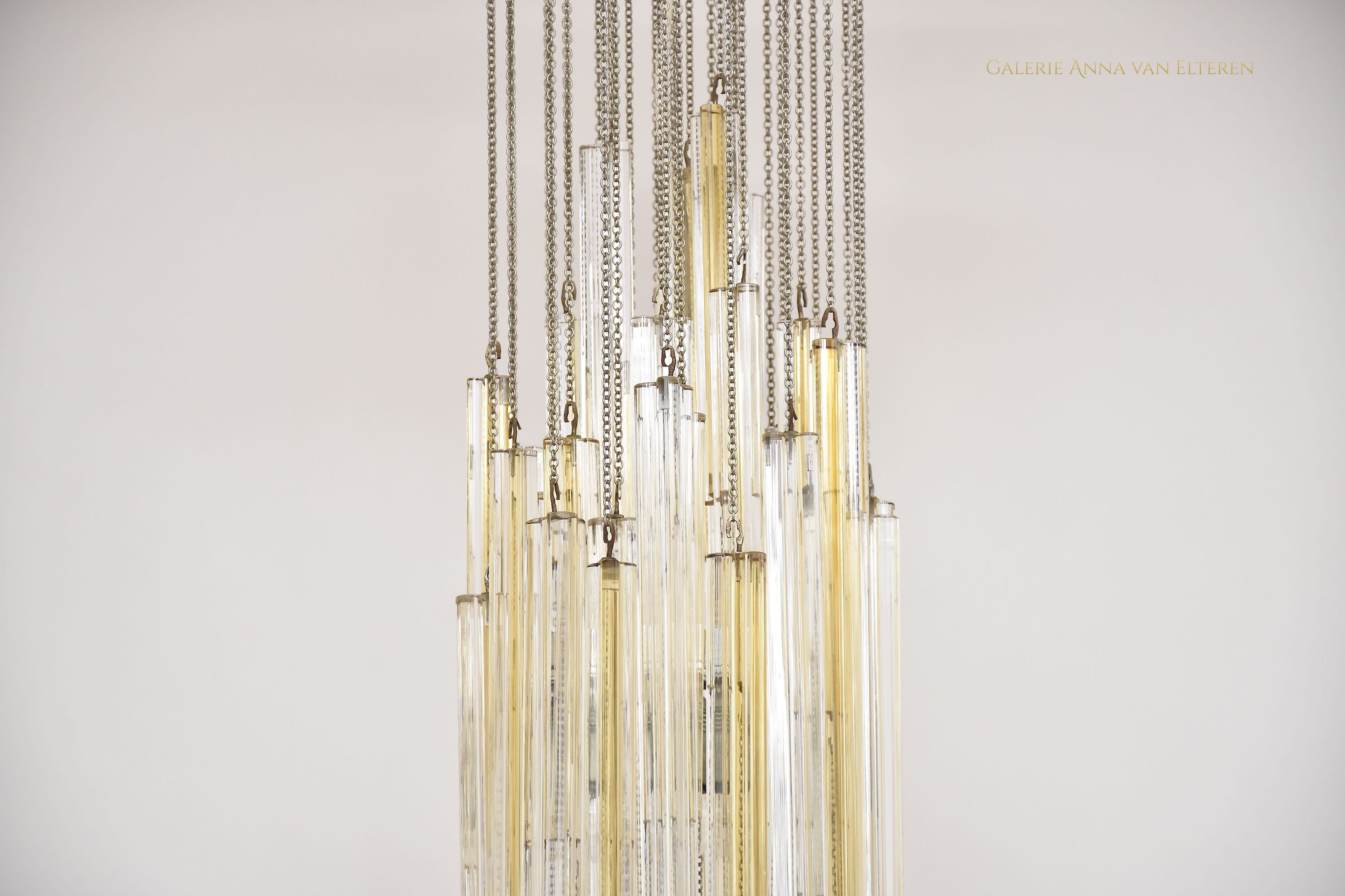 Mid-century Venini Murano chandelier