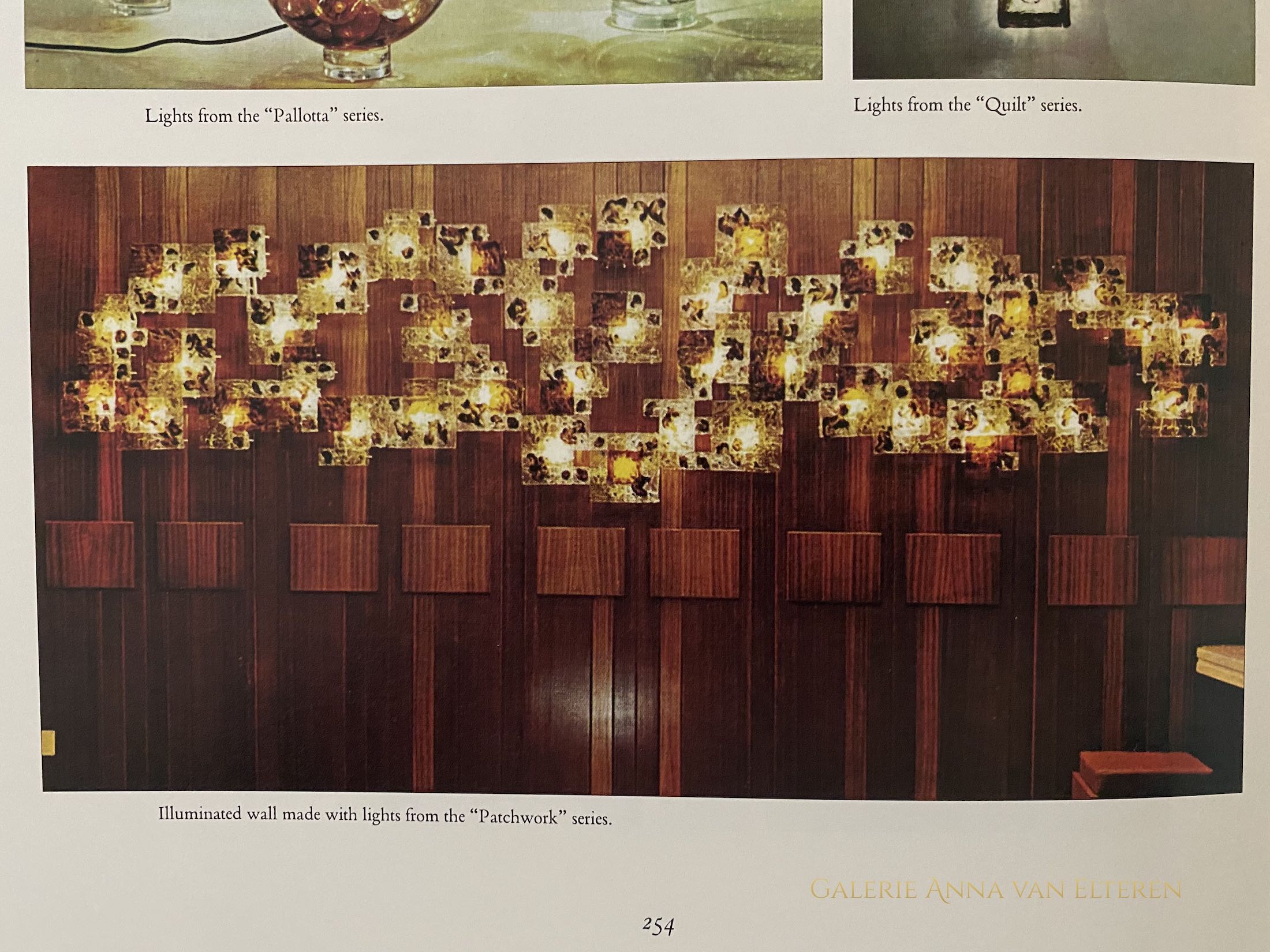 Set van 2 Venini Murano patchwork wandlampen 'Cheerio' (8 beschikbaar)