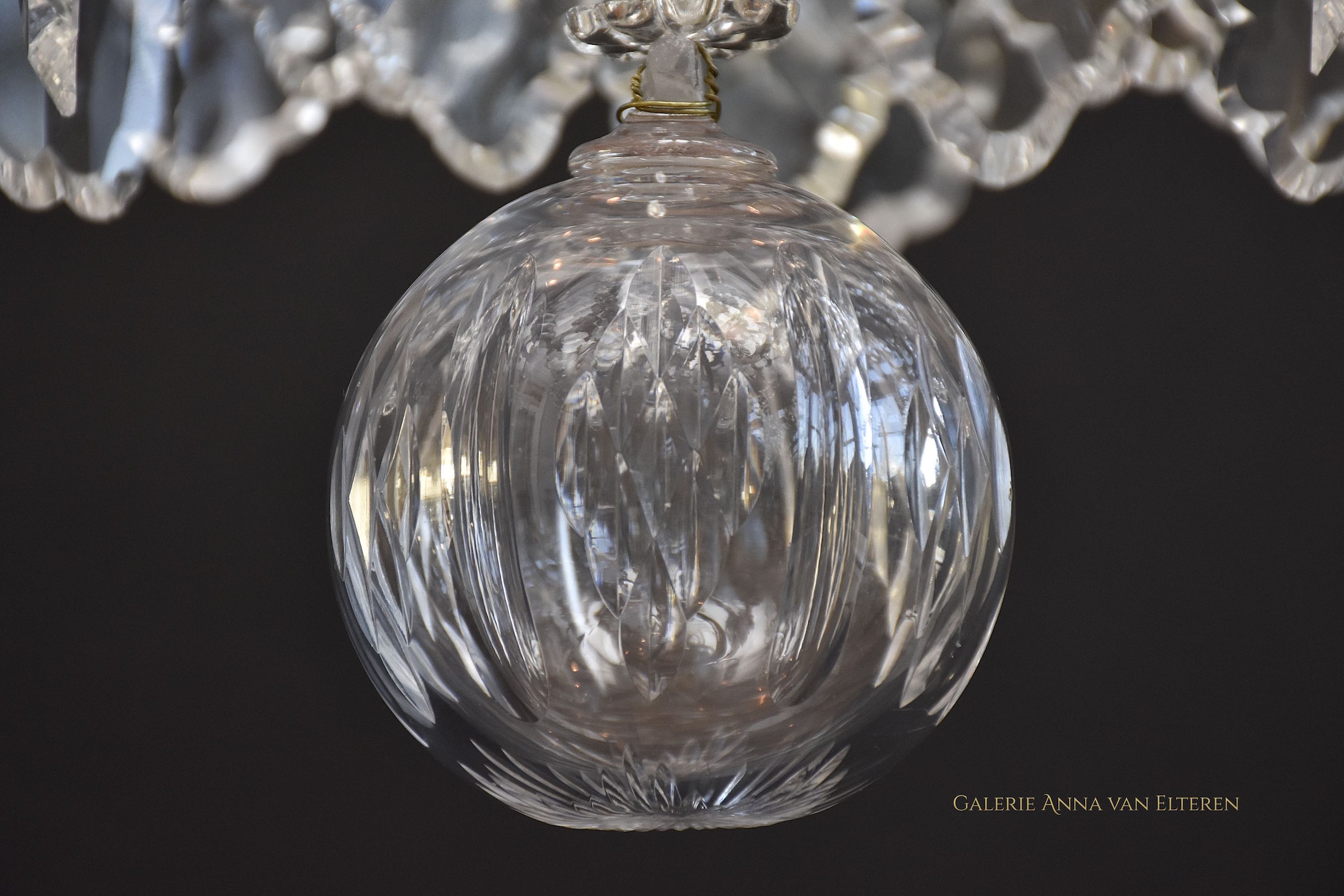 19th c. French cage chandelier in the style of Louis XV