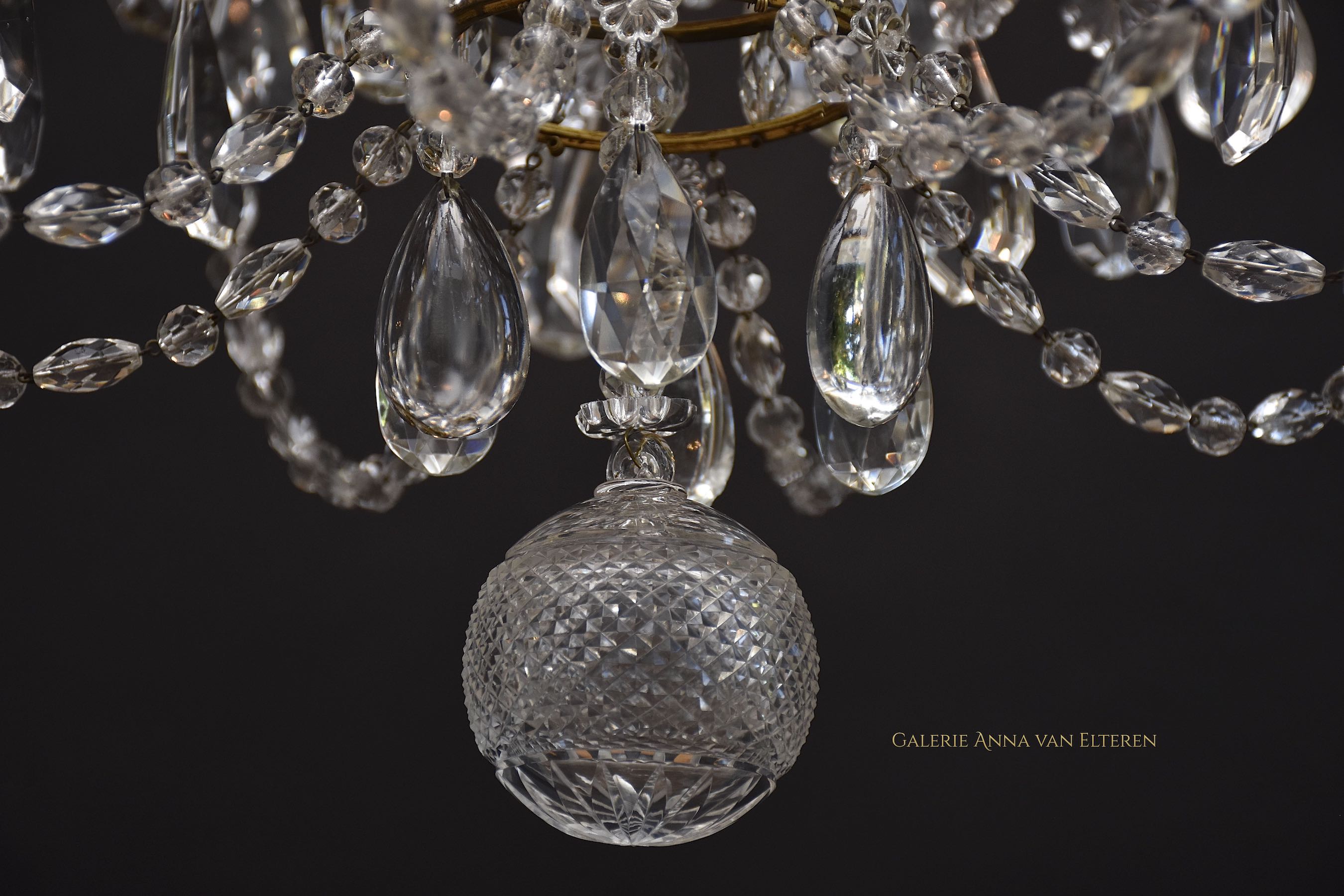19th c. French chandelier in the style of Louis XVI