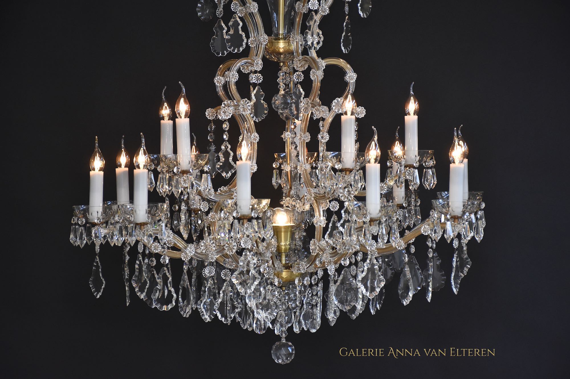 Large Bohemian chandelier 'Maria Theresia'