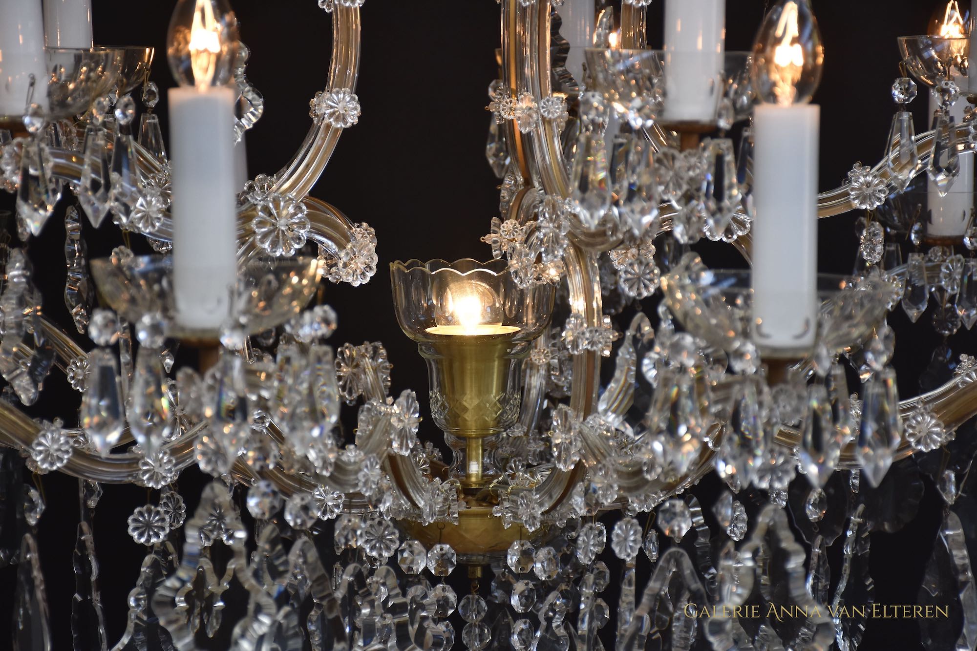 Large Bohemian chandelier 'Maria Theresia'