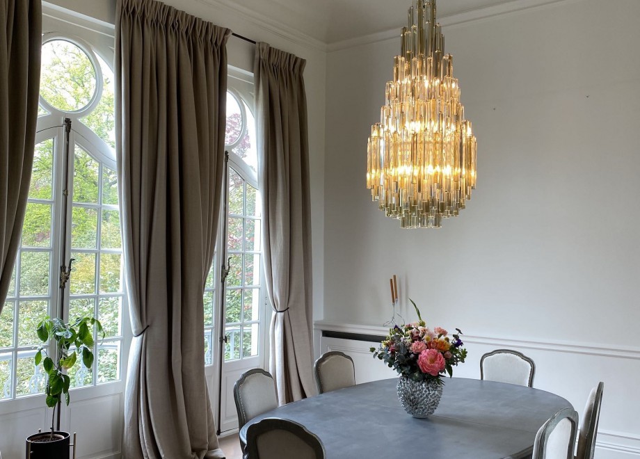 Large Venini Murano chandelier