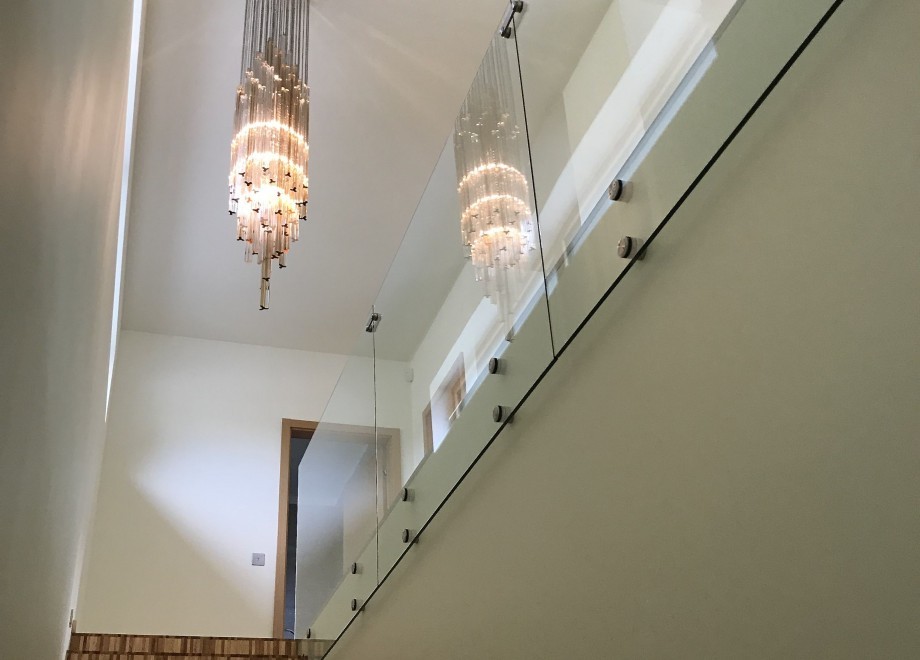 Venini chandelier in the stairwell